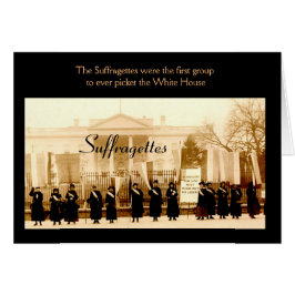 Suffragettesはホワイトハウスをピケを張ります