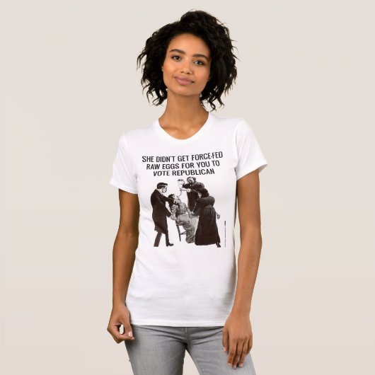 Suffragettesは共和党員を投票しません Tシャツ (正面フル)