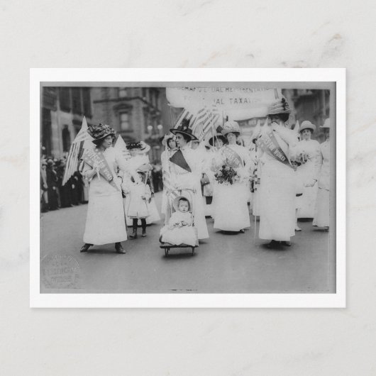 Suffragettes投票for Womenヴィンテージ ポストカード (正面)