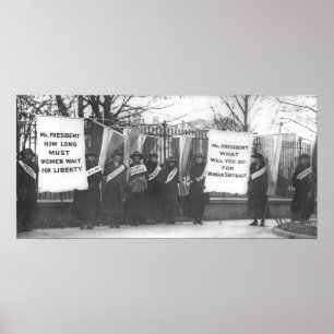 Suffragettes Picket the White House ポスター