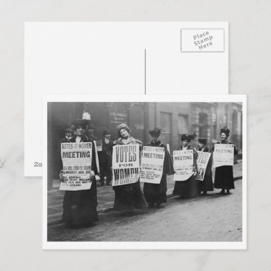 Suffragettes Votes for Women, London ポストカード (正面/裏面)