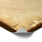 Sufi Mystic Wisdom by Rumi on Parchment BG ポスター (角)