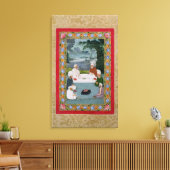 Suficシェイク間の神秘的な会話 キャンバスプリント (インサイチュ (リビング))