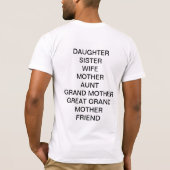 SUGAR夫人 Tシャツ (裏面)