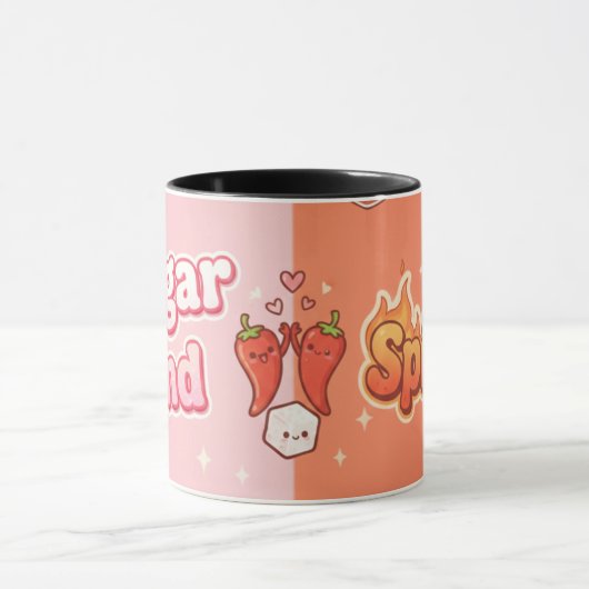 Sugar amd Spicy - Funny マグカップ (中央)