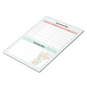 Sugar Bearをテーマにしたノート ノートパッド (アングル)