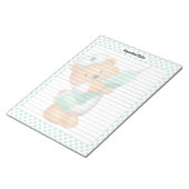 Sugar Bearをテーマにしたノート ノートパッド (アングル)