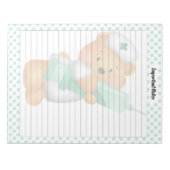 Sugar Bearをテーマにしたノート ノートパッド (正面)