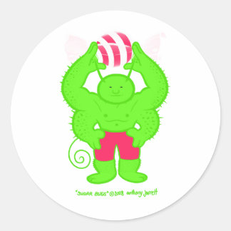 Sugar Bug 3 no logoステッカー ラウンドシール