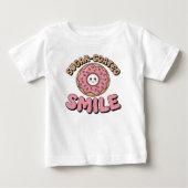 Sugar-Coated Smile | ドーナツ ベビーTシャツ (正面)
