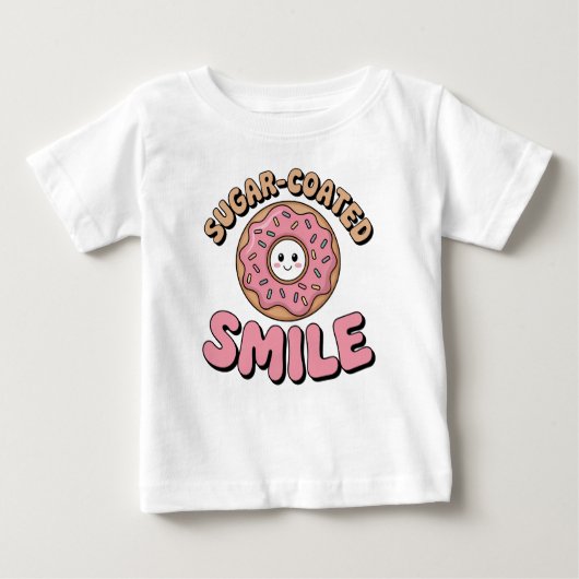 Sugar-Coated Smile | Donut ベビーTシャツ (正面)