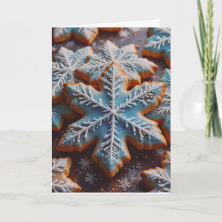 Sugar Cookie Star and Recipe Christmas Card シーズンカード