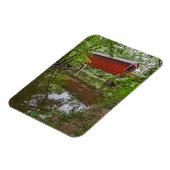 Sugar Creek Covered Bridge （グレナーム、イリノイ） マグネット (左側)