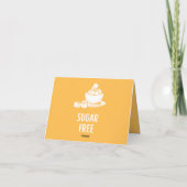 Sugar Free Food Label Card サンキューカード (裏面)
