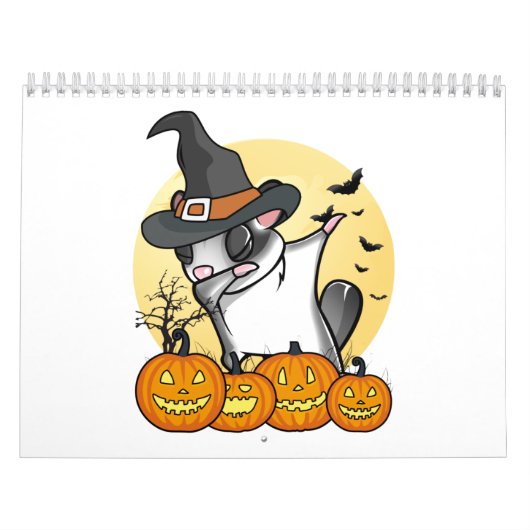 Sugar Glider Dabbing Halloween カレンダー (カバー)