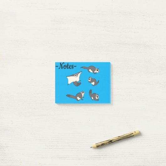Sugar Gliders ポストイット (デスク上)