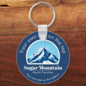 Sugar Mountain North Carolina ski resort gift キーホルダー (正面)