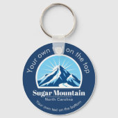 Sugar Mountain North Carolina ski resort gift キーホルダー (裏面)