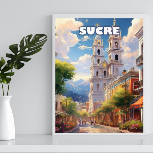 Sugar, perched in the Andes ポスター