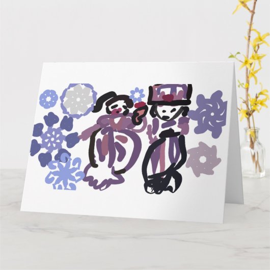 Sugar plum dance  カード (黄色い花)