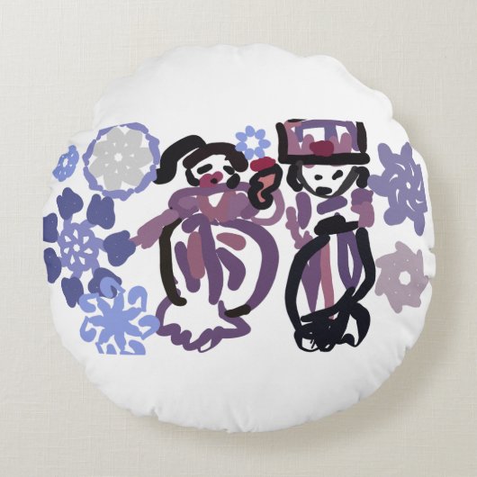 Sugar plum dance  ラウンドクッション (正面)