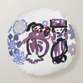 Sugar plum dance  ラウンドクッション (裏面)