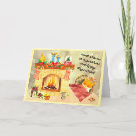 Sugar Plum Dreams Holiday Card シーズンカード