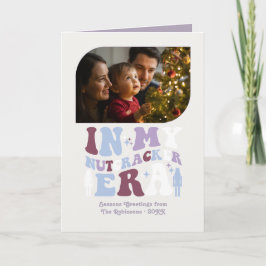 Sugar Plum Fun Retro Christmas Photos シーズンカード