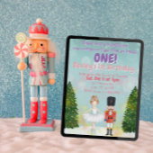 Sugar Plum is One, Nutcracker 1st birthday 招待状