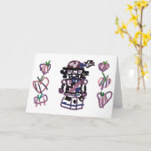 Sugar plum nutcracker カード (黄色い花)