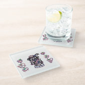 Sugar plum nutcracker ガラスコースター (アングル)