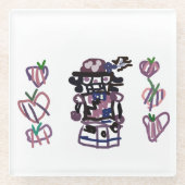 Sugar plum nutcracker ガラスコースター (正面)