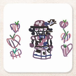 Sugar plum nutcracker スクエアペーパーコースター