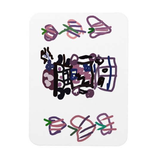 Sugar plum nutcracker マグネット (縦)