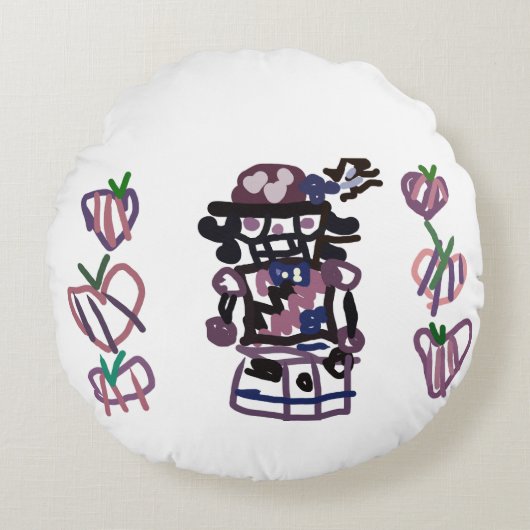 Sugar plum nutcracker ラウンドクッション (正面)