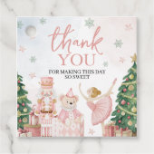 Sugar Plum Nutcracker Favor Tag フェイバータグ (正面)