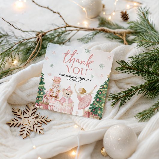 Sugar Plum Nutcracker Favor Tag フェイバータグ