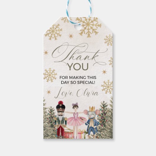 Sugar Plum Nutcracker Gift Tag ギフトタグ (正面)