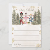 Sugar Plum Nutcracker Message Card 招待状 (正面)