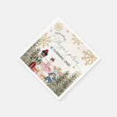 Sugar Plum Nutcracker Party Napkin スタンダードカクテルナプキン (角)