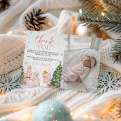 Sugar Plum Nutcracker Photo Thank You 招待状