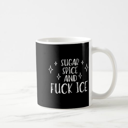 Sugar Sce And For Ice Dertation Protest Cute Funny コーヒーマグカップ (右)