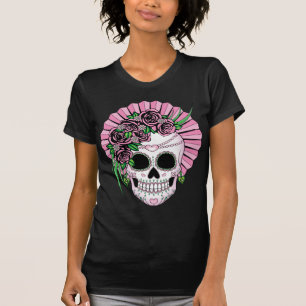 Sugar Skull女性 Tシャツ