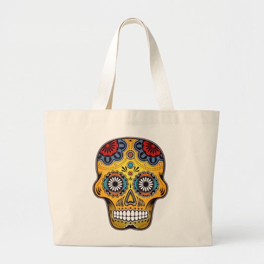 SUGAR SKULL ラージトートバッグ (正面)