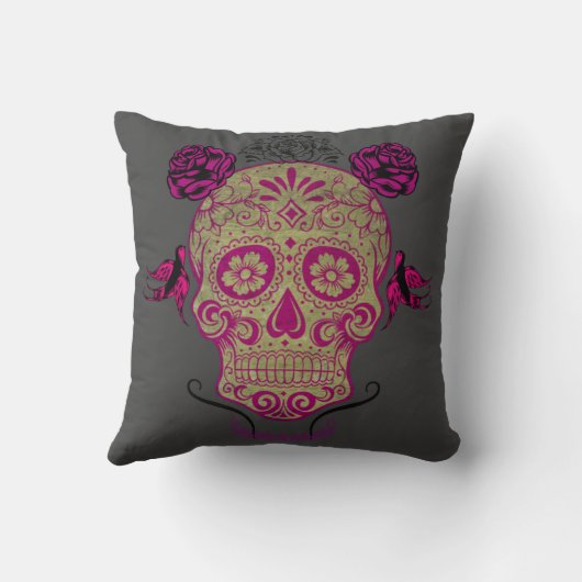 Sugar Skull 1.0 クッション (裏面)