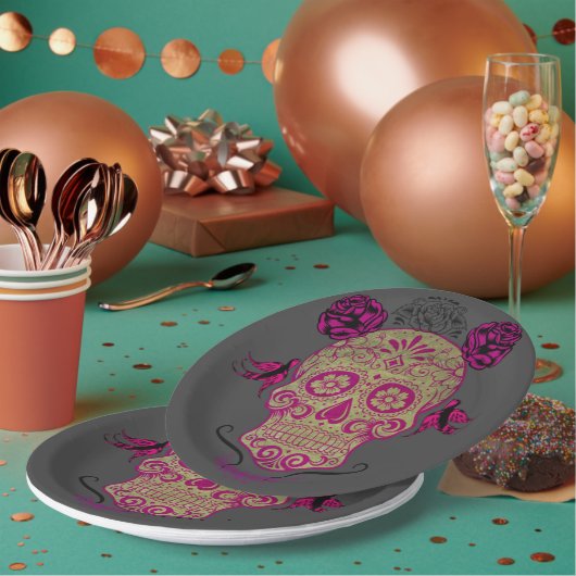 Sugar Skull 1.0 ペーパープレート (複数)