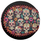 Sugar Skull Blossoms (personalize) ソフトボール (正面左)