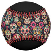 Sugar Skull Blossoms (personalize) ソフトボール (正面)