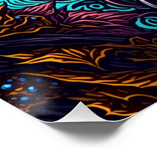 Sugar Skull Catrina ポスター (コーナー)