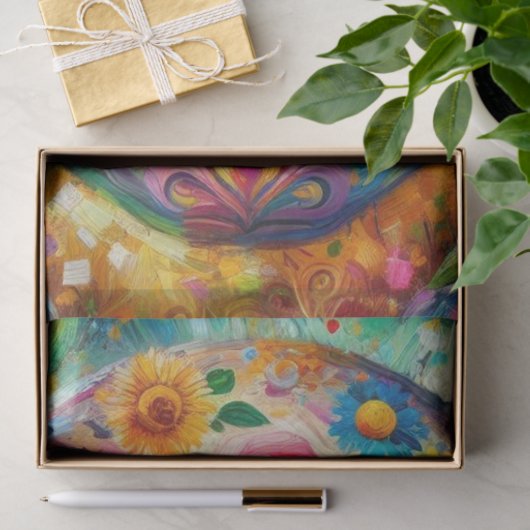 Sugar Skull Day of the Dead Decoupage 薄葉紙 (ギフト)